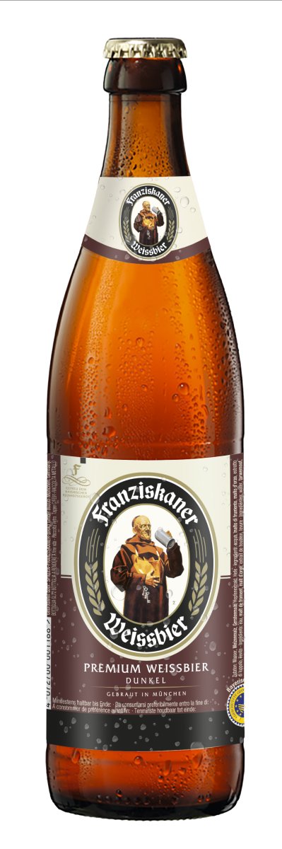 Franziskaner Weißbier Hefeweizen Dunkel 20x 20x0,5 l Glas